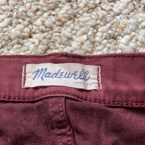 Like new Madewell maroon skinny skinny jeans - Picture 7 of 15